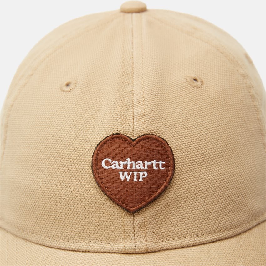 Carhartt WIP Caps HEART PATCH CAP I032132 DUSTY H BROWN